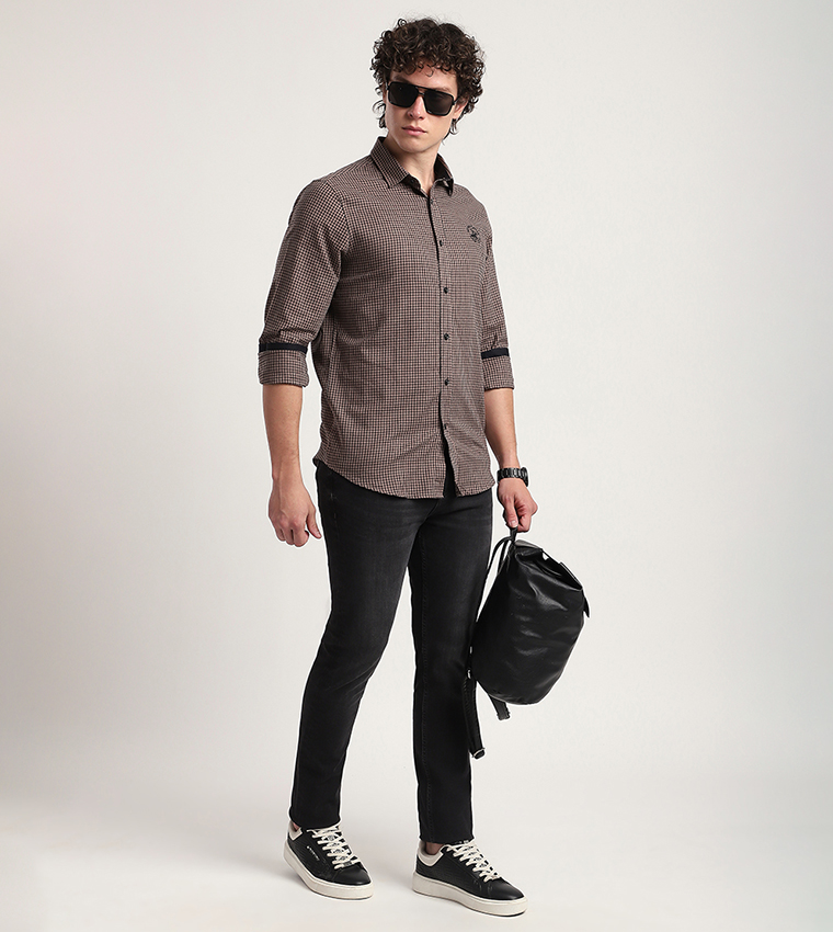 Plaid Long Sleeves Casual Shirt