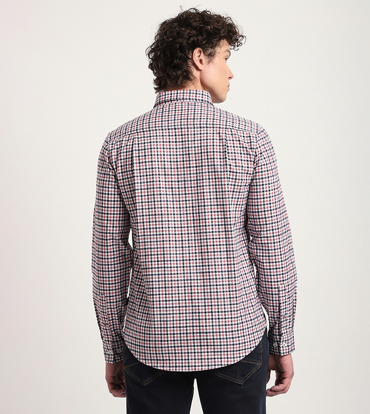 Plaid Long Sleeves Casual Shirt