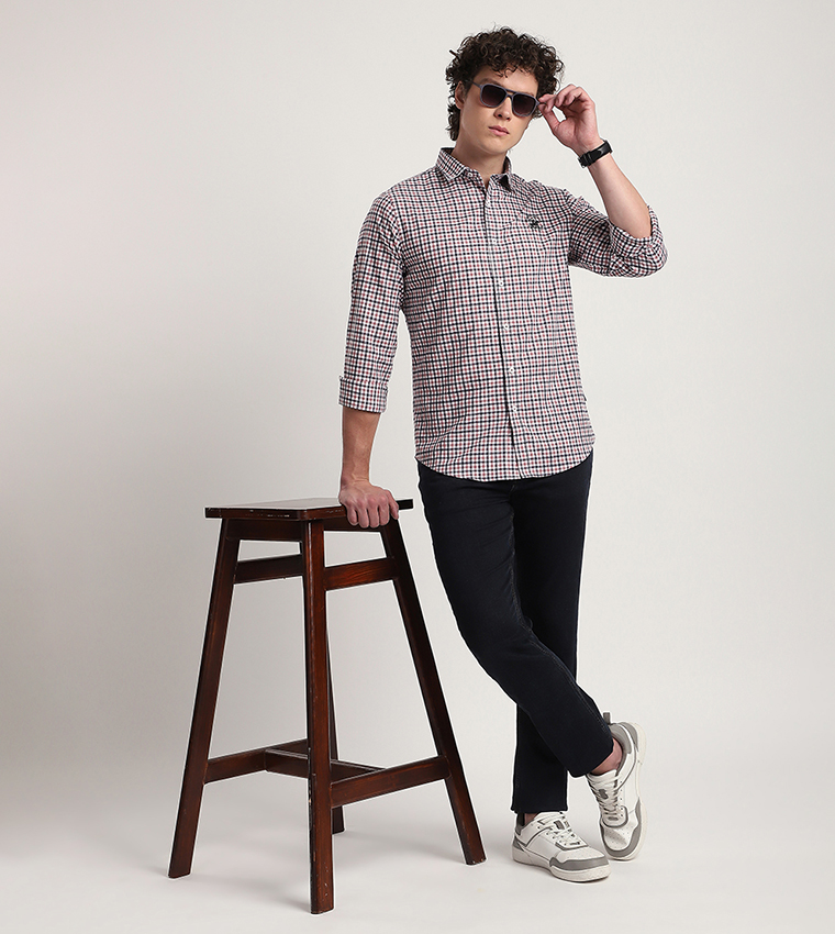 Plaid Long Sleeves Casual Shirt