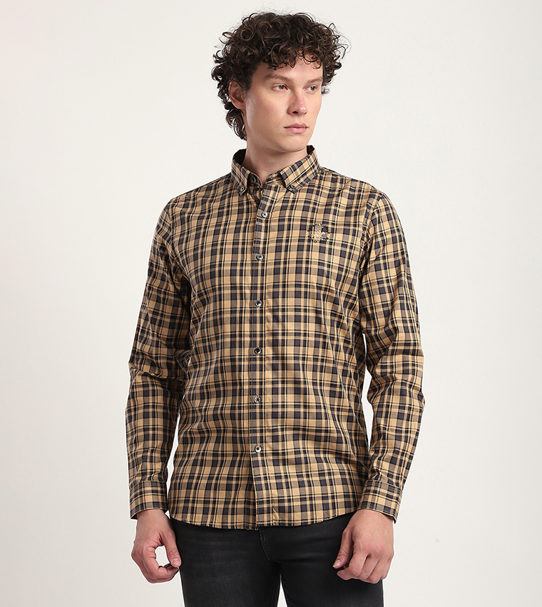Plaid Long Sleeves Casual Shirt