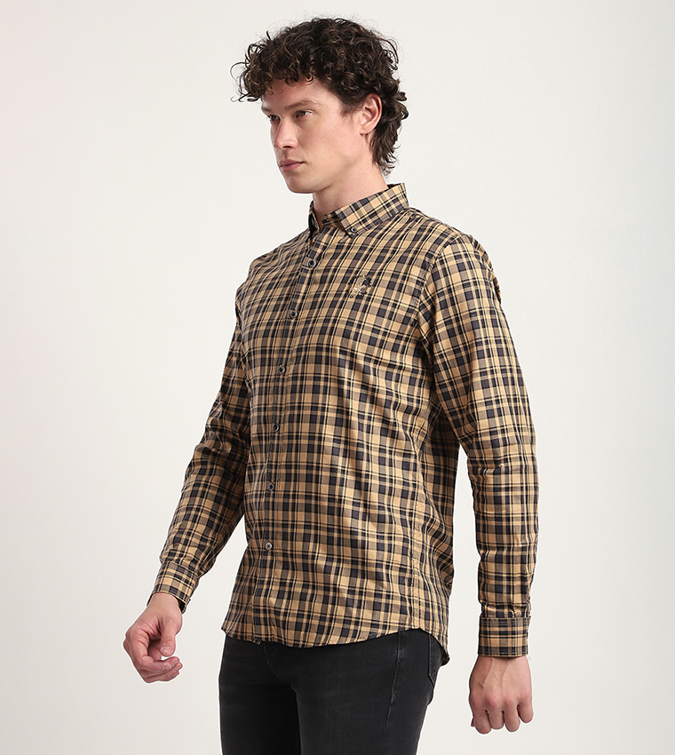 Plaid Long Sleeves Casual Shirt