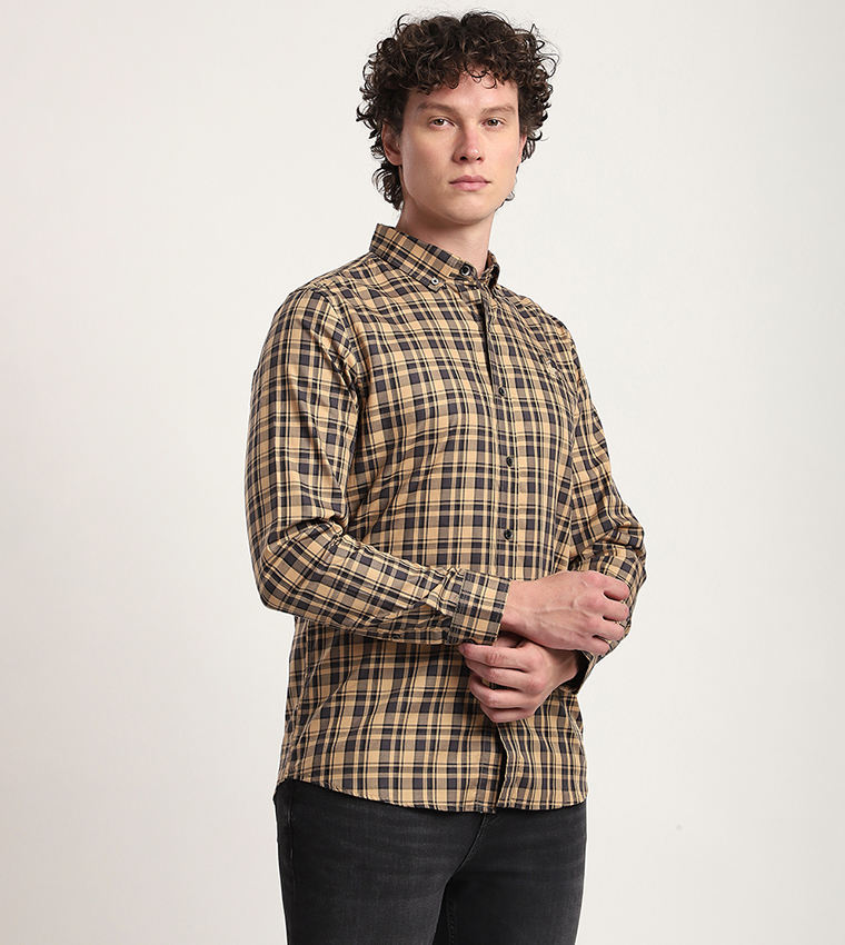 Plaid Long Sleeves Casual Shirt
