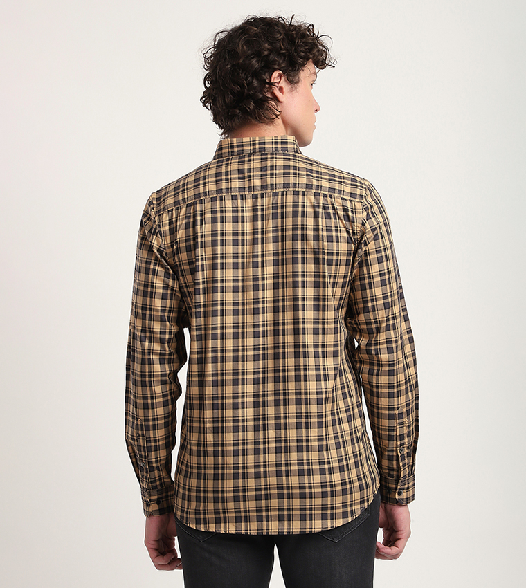 Plaid Long Sleeves Casual Shirt