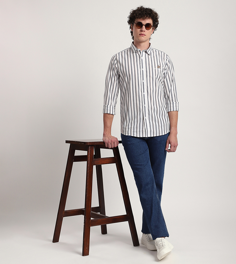 Striped Long Sleeves Casual Shirt