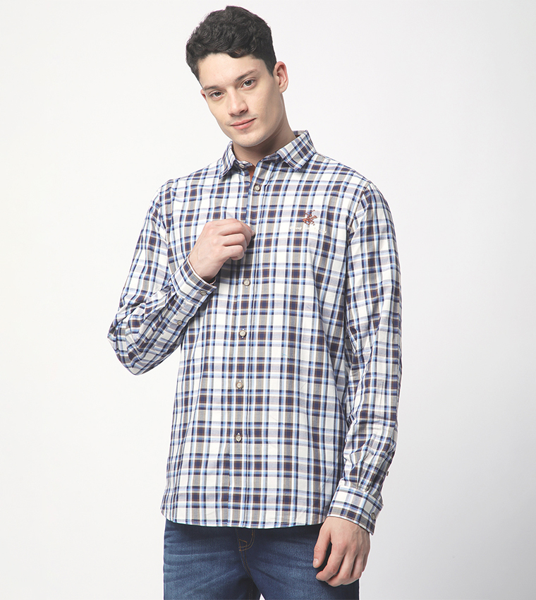 Plaid Long Sleeves Casual Shirt