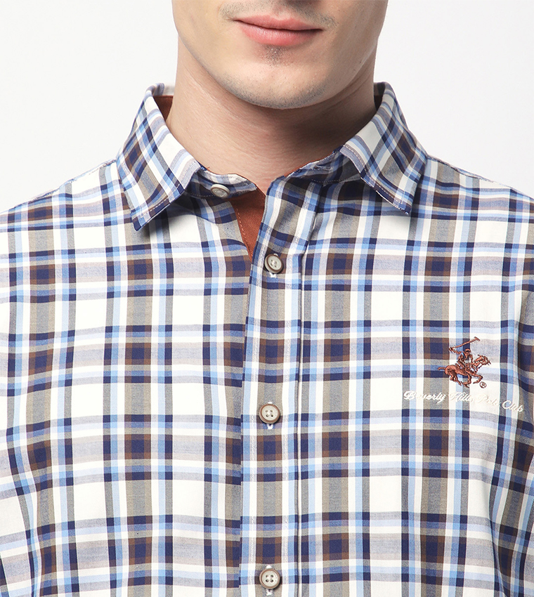Plaid Long Sleeves Casual Shirt