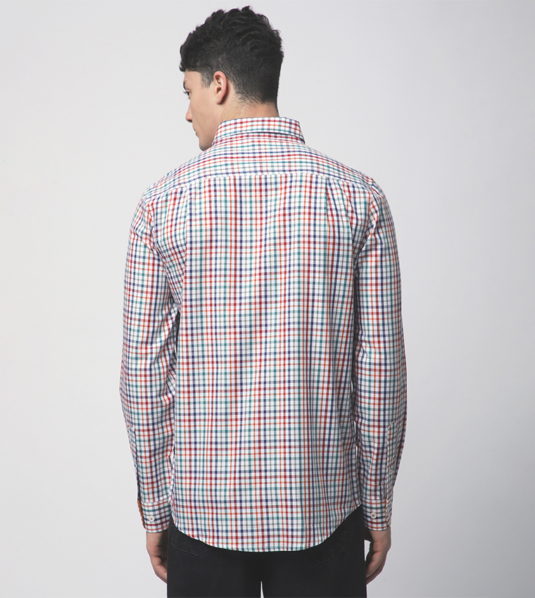 Plaid Long Sleeves Casual Shirt