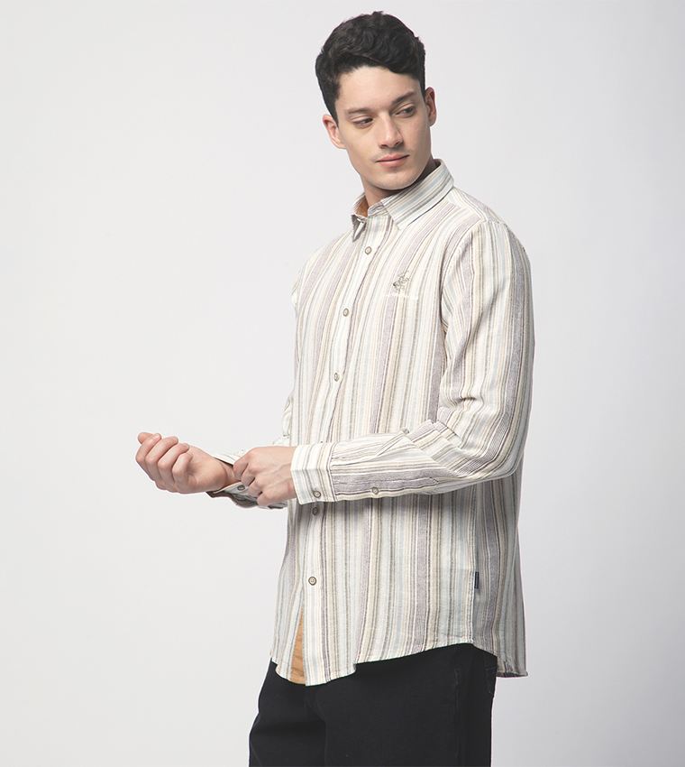 Striped Long Sleeves Casual Shirt