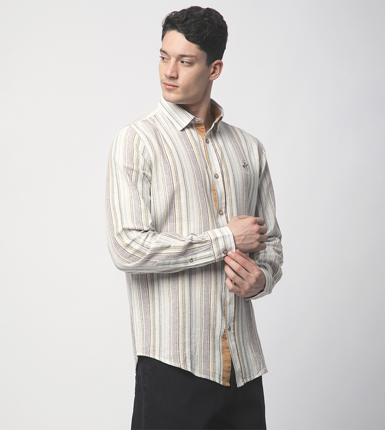 Striped Long Sleeves Casual Shirt