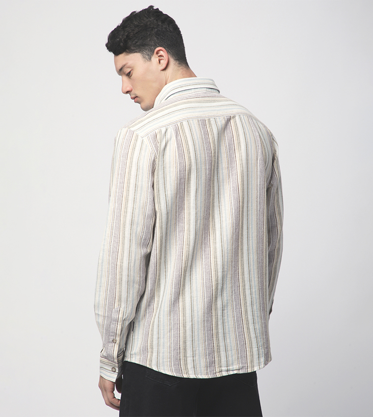 Striped Long Sleeves Casual Shirt