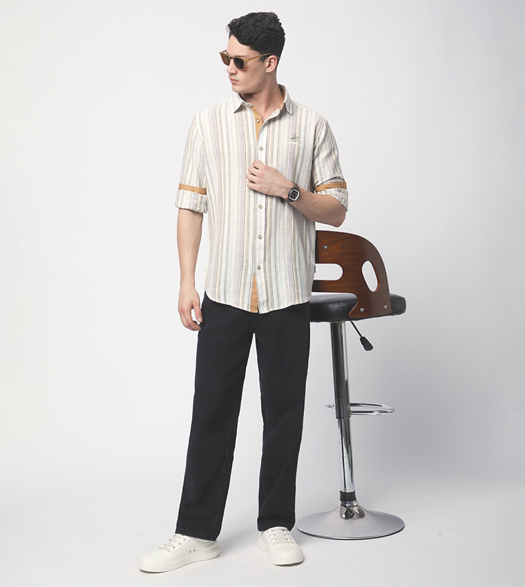 Striped Long Sleeves Casual Shirt