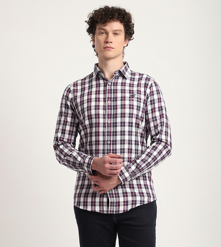Plaid Long Sleeves Casual Shirt