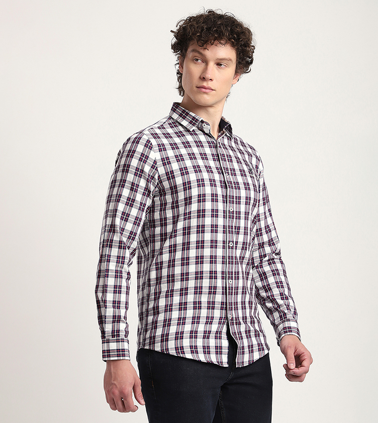 Plaid Long Sleeves Casual Shirt