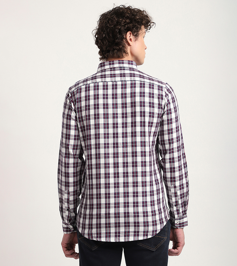 Plaid Long Sleeves Casual Shirt
