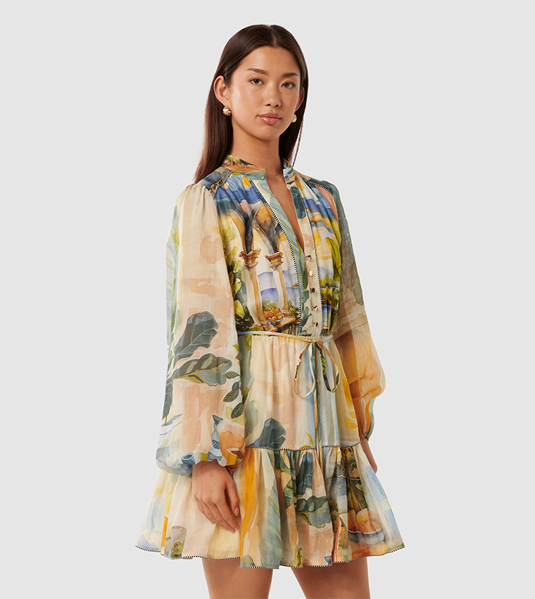 VERONA Printed Mini Dress