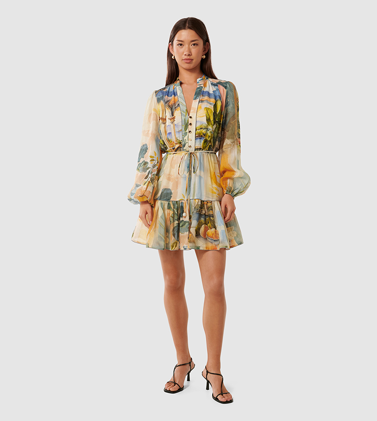 VERONA Printed Mini Dress