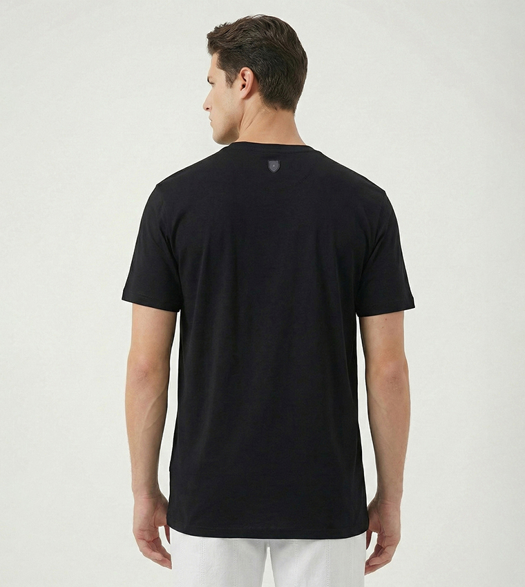 Logo Printed Crew Neck T-Shirt