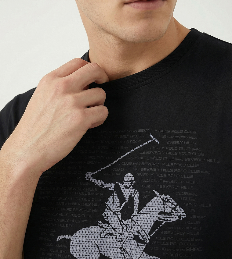 Logo Printed Crew Neck T-Shirt