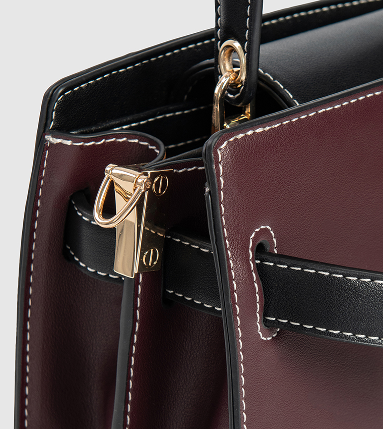 Logo Detail Handheld Bag