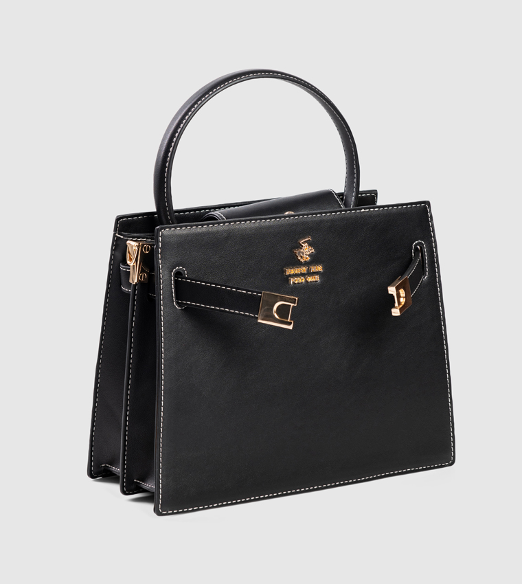 Logo Detail Handheld Bag