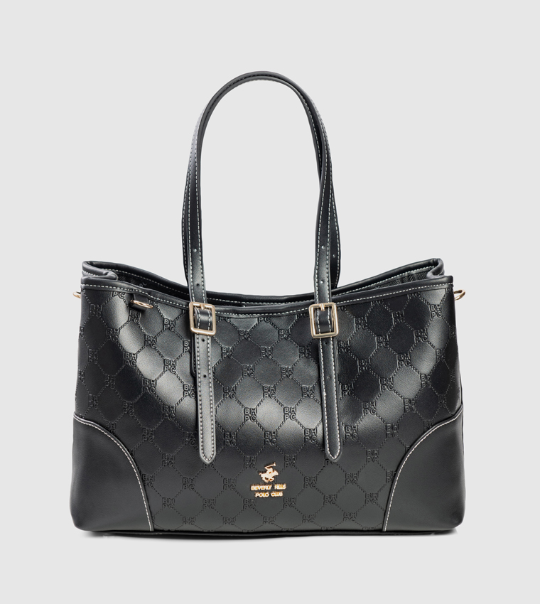 Logo Embossed Mini Tote Bag