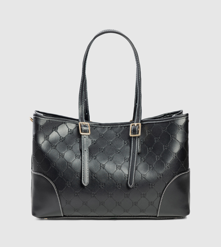 Logo Embossed Mini Tote Bag