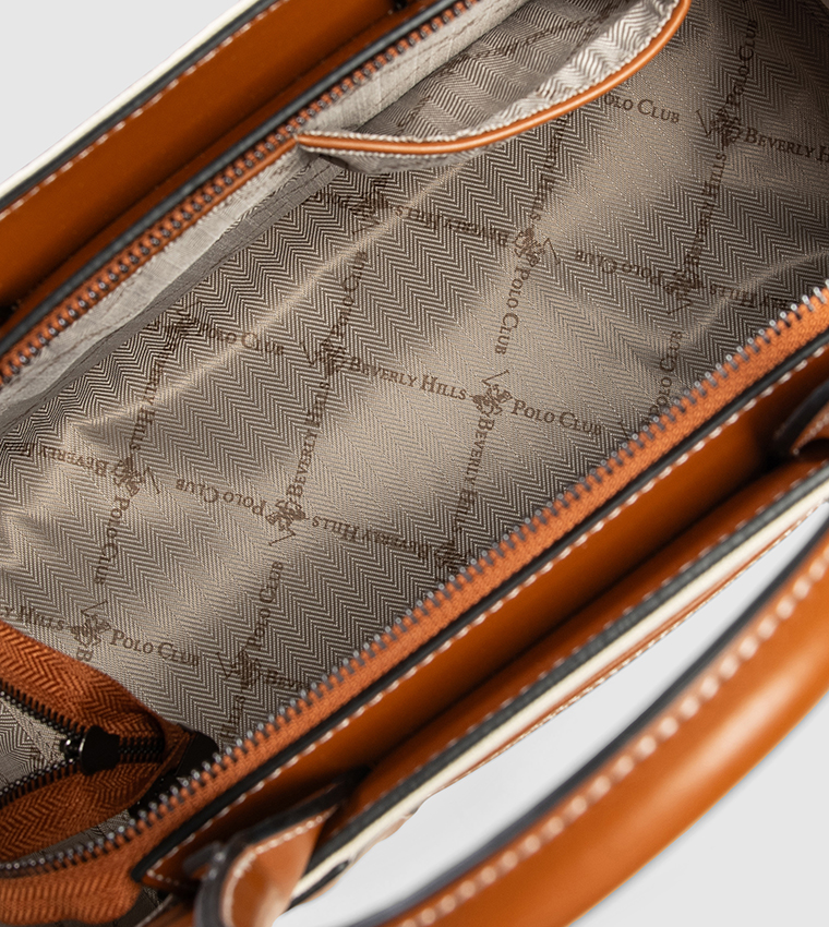 Contrast Trim Mini Tote Bag