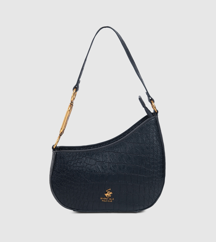 حقيبة كتف بملمس كروك