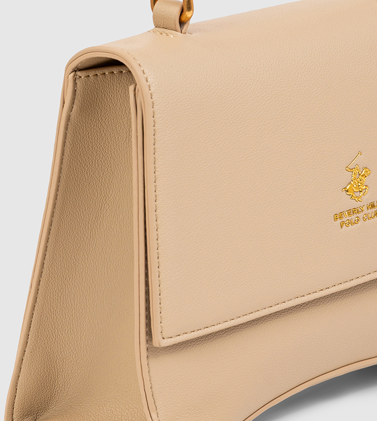 Logo Detail Top Handle Bag