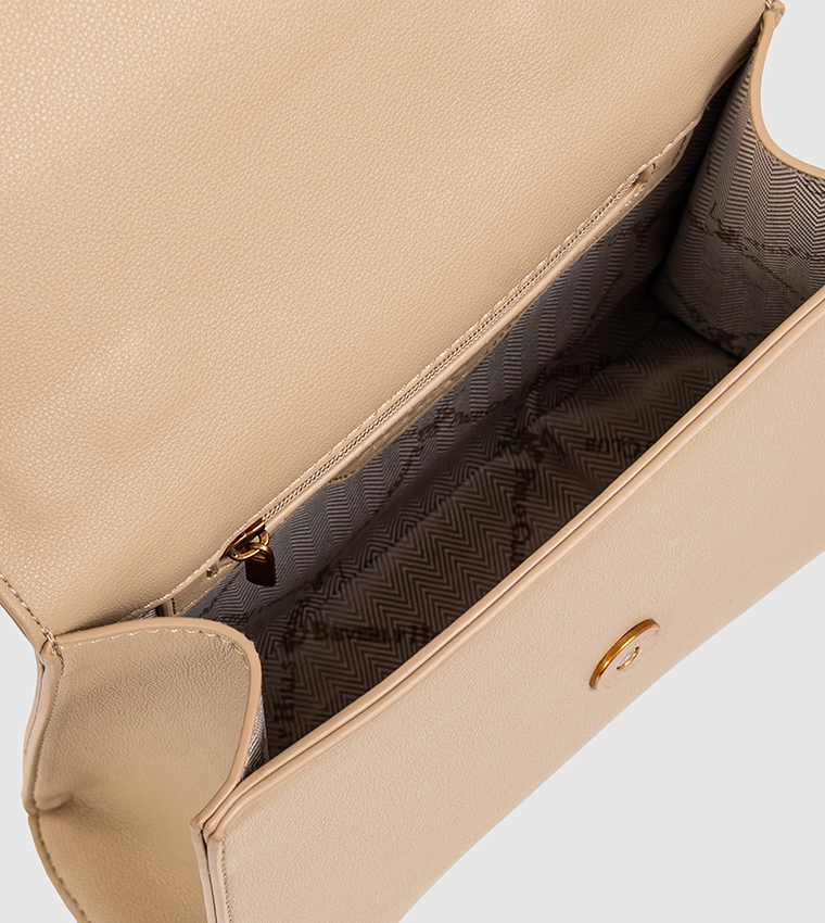 Logo Detail Top Handle Bag