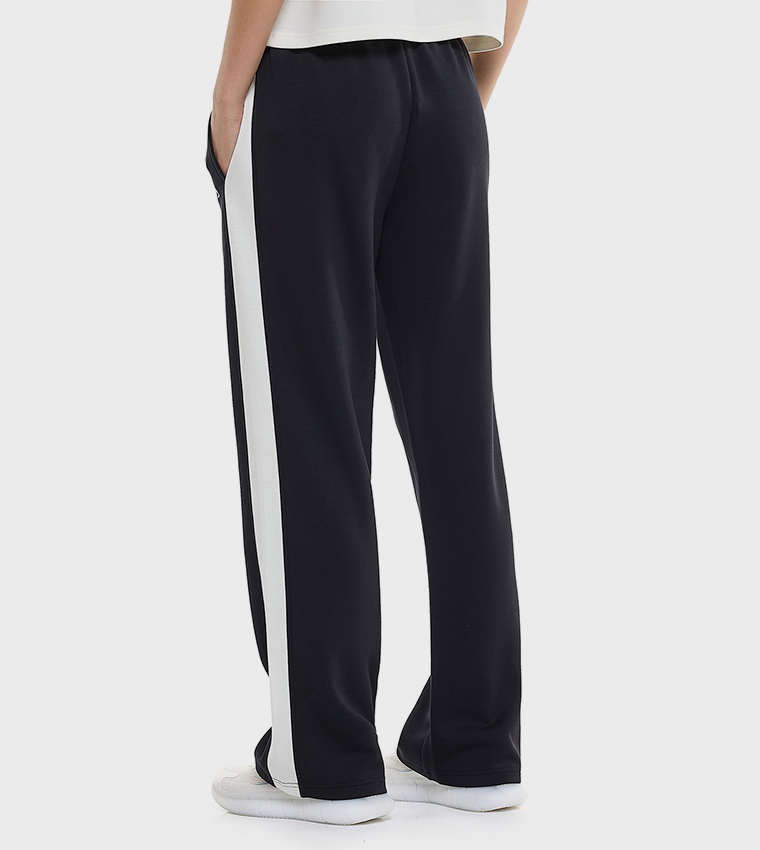 Side Striped Trackpant with Elastic Waist