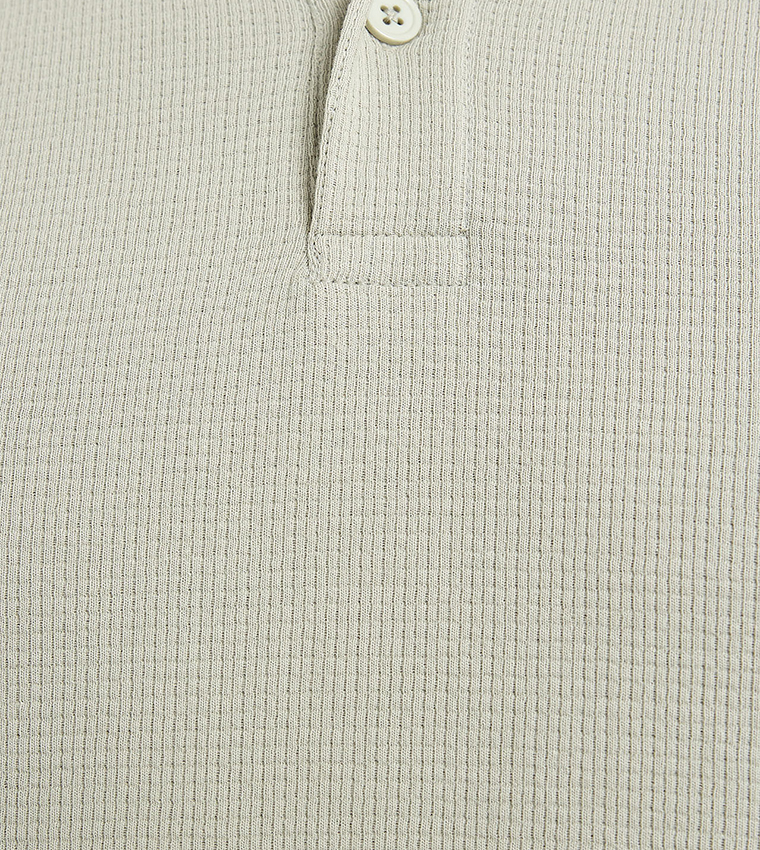 Solid Polo T-Shirt with Short Sleeves