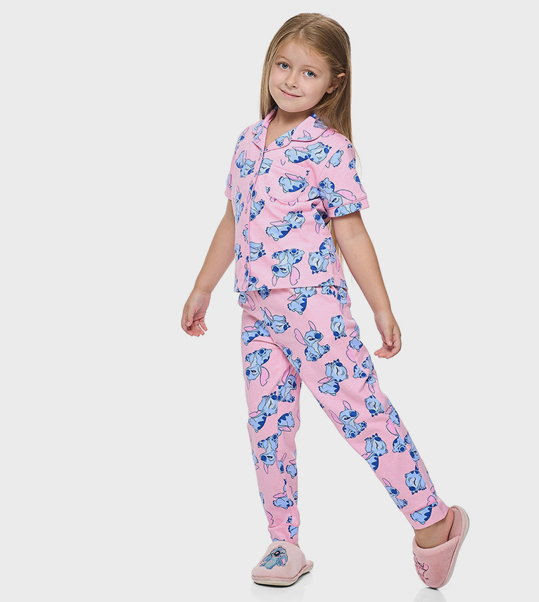 Stitch Print Pyjama Set