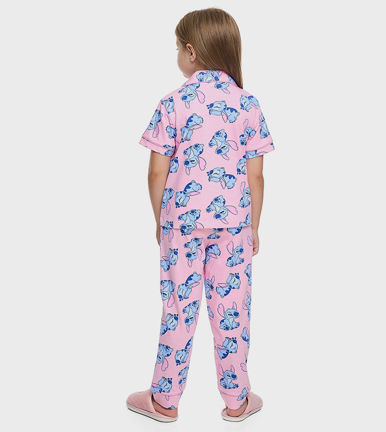 Stitch Print Pyjama Set