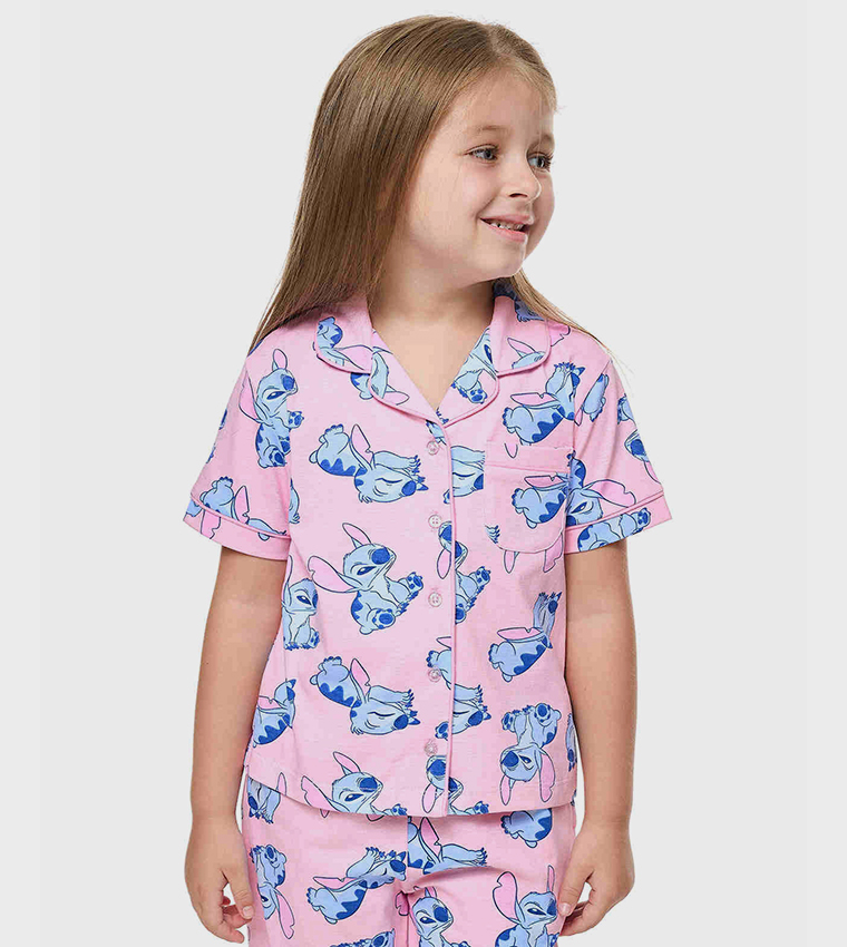 Stitch Print Pyjama Set
