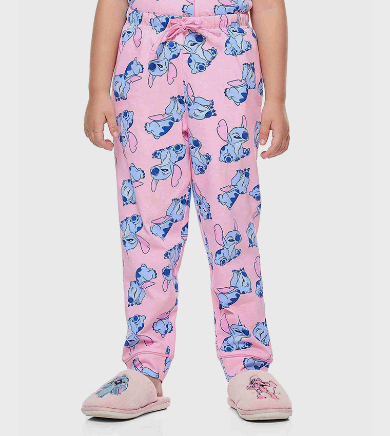Stitch Print Pyjama Set