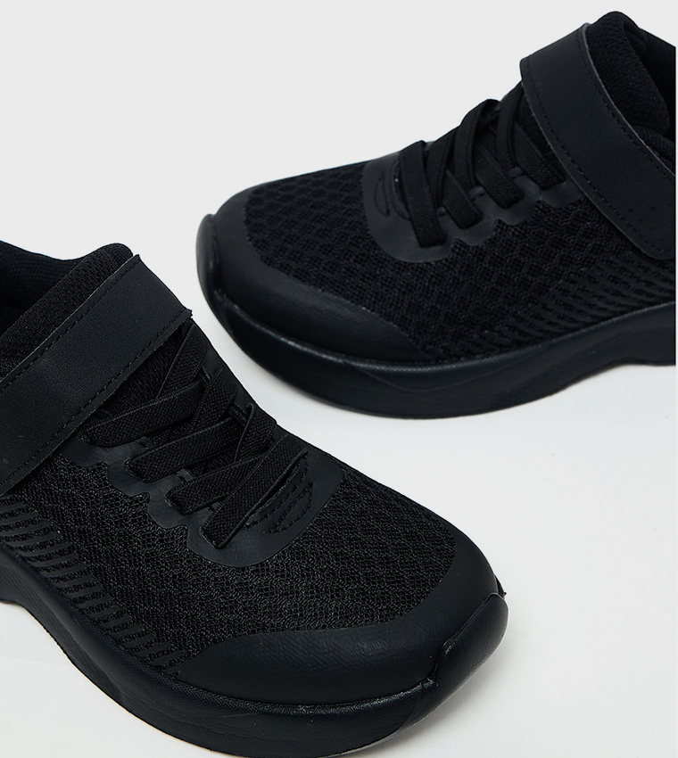 Knitted Velcro School Shoes