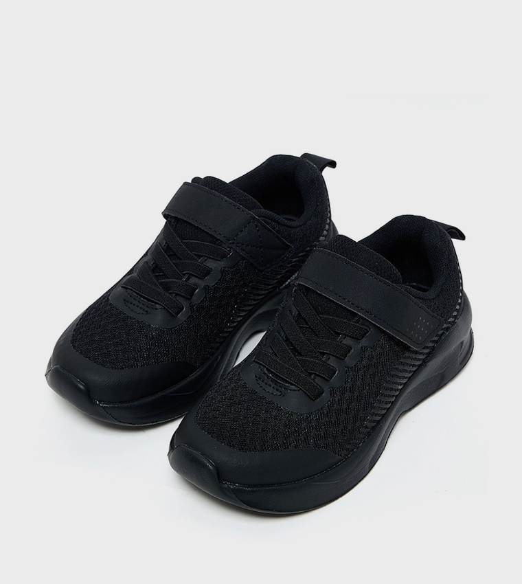 Knitted Velcro School Shoes