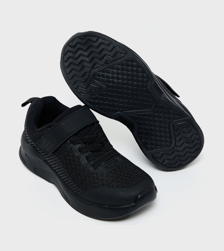 Knitted Velcro School Shoes