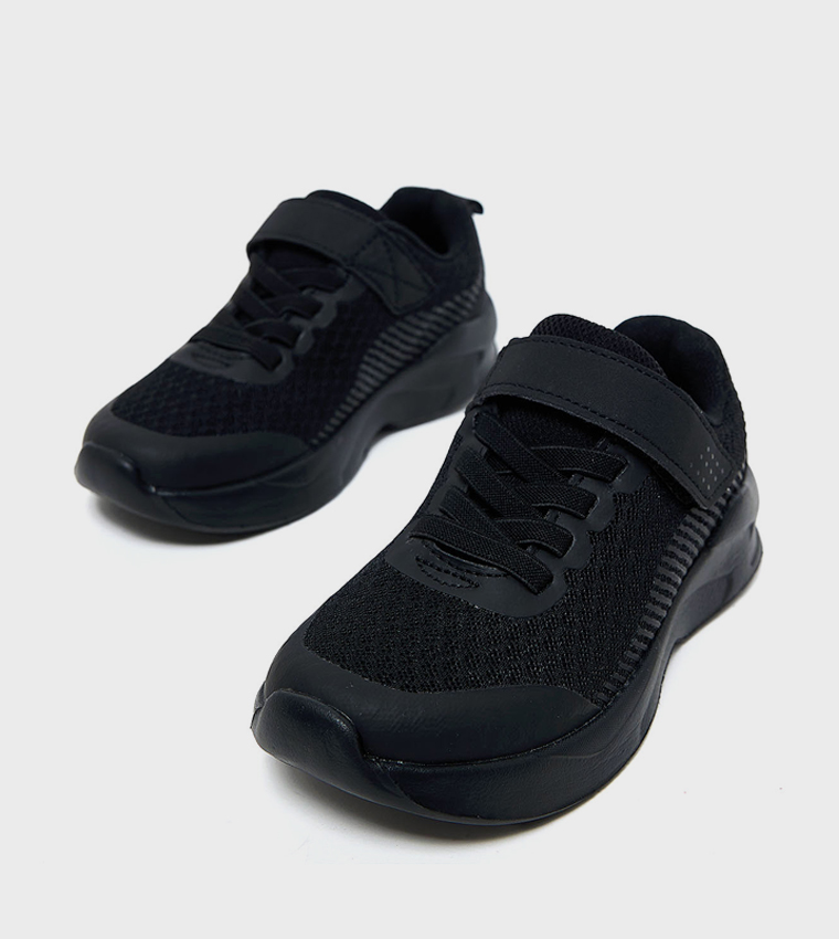 Knitted Velcro School Shoes