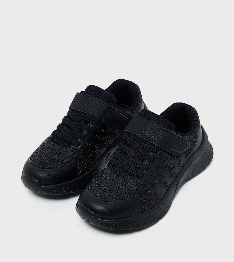 Knitted Velcro School Shoes