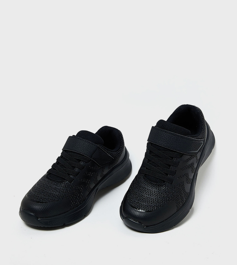 Knitted Velcro School Shoes