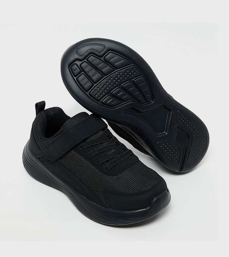 Solid Velcro School Shoes