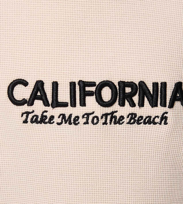 Printed T-Shirt with Crew Neck and Short Sleeves