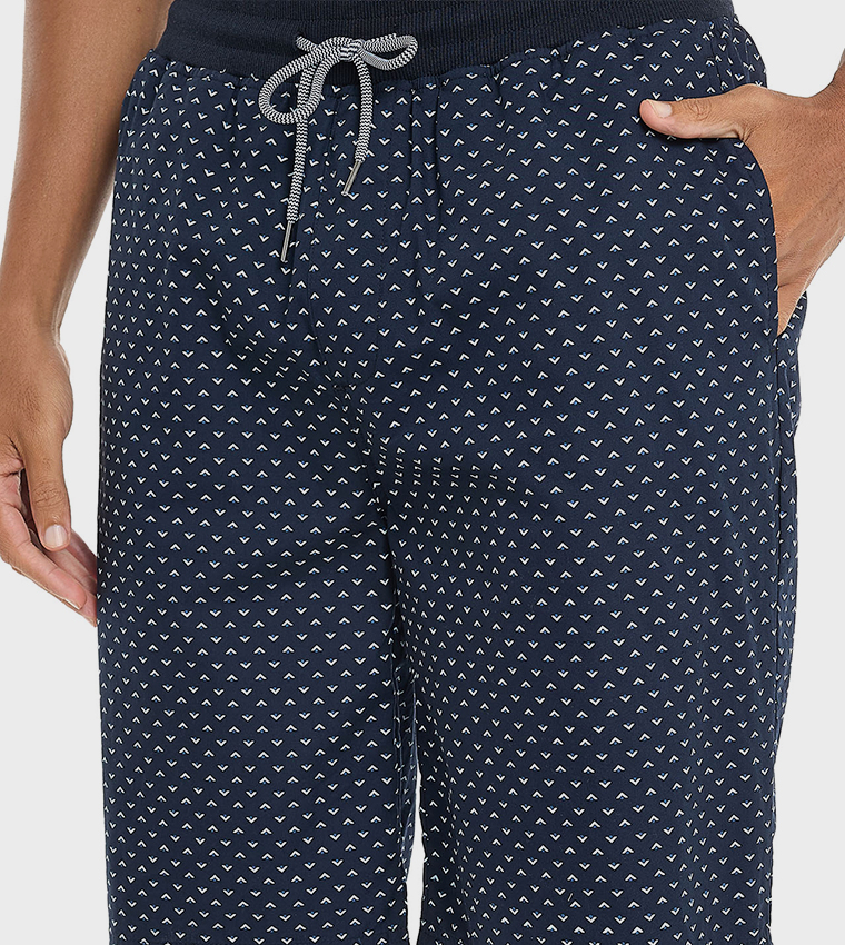 Printed Sleep Shorts with Drawstring Waist