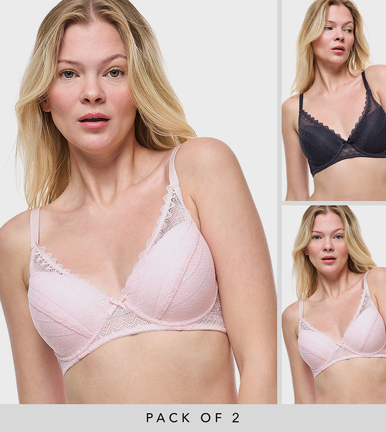 2 Pack Full Cup Bras