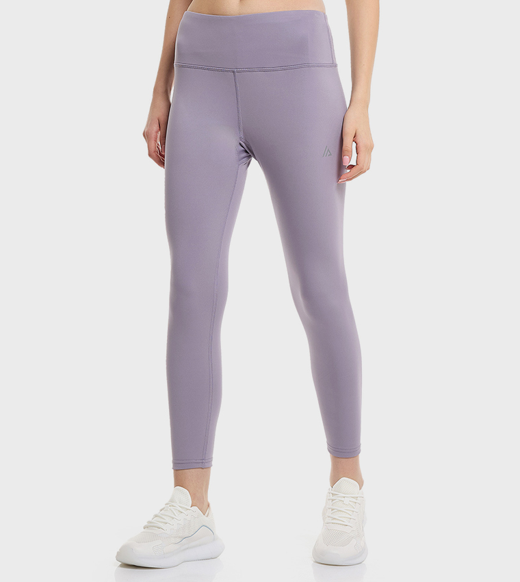 High Waist Active Leggings with Elastic Waist