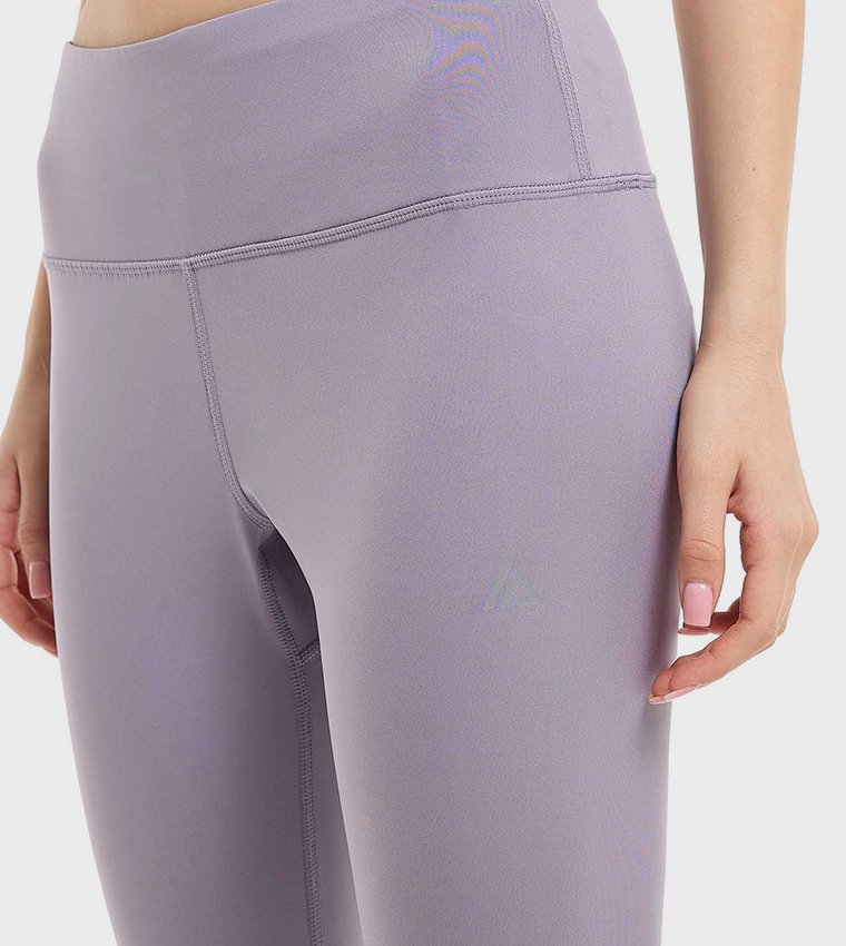 High Waist Active Leggings with Elastic Waist