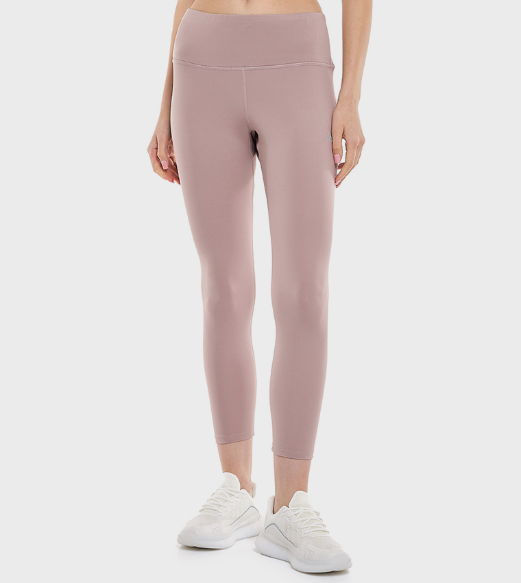 High Waist Active Leggings with Elastic Waist