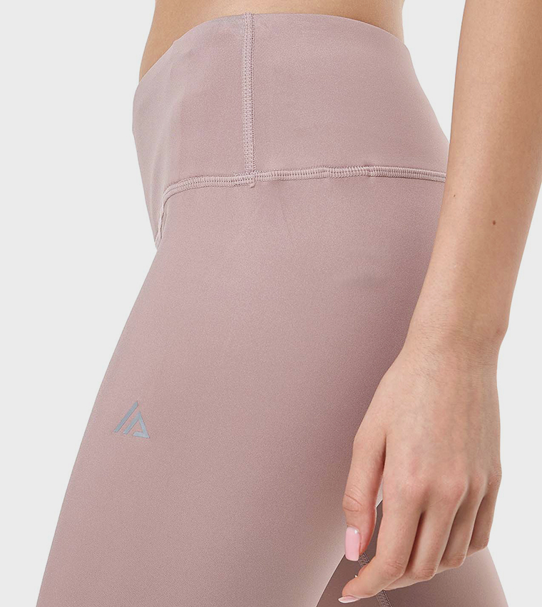High Waist Active Leggings with Elastic Waist